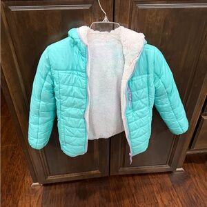 Eddie Bauer Turquoise Quilted Jacket